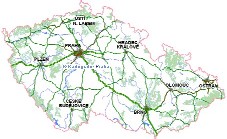 Mapa �R u�ivatel� programu Rodokmen.